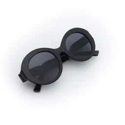 PELLE LUXUR Unisex Black Lens & Black Other Sunglasses image 2