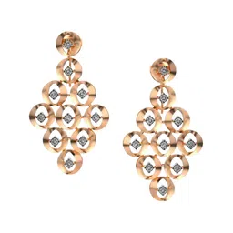 VALANOVA 14K Rose Gold 1.32 Ct Lab Grown Diamond Earrings-picture-37
