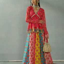 Shae by SASSAFRAS Printed Ready to Wear Lehenga &-picture-23