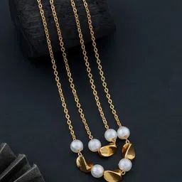 SZN Set Of 2 Stainless Steel Gold-Plated Necklaces And Chains image 3