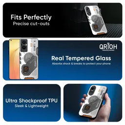 QRIOH Typography Printed Silicone Oppo Reno14 5G Back Case image 3