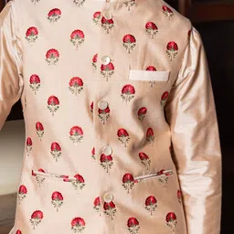 PATR Embroidered BundiWoven Nehru Jacket image 2