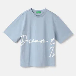 United Colors of Benetton Boys Pure Cotton Applique Boxy T-shirt-picture-20
