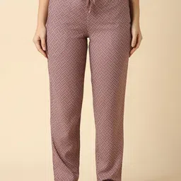Van Heusen Women Geometric Printed Functional Pocket Ultra Soft Lounge Pants-picture-19