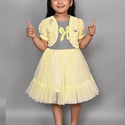 IKONIC FASHION Girls Yellow Dresses-picture-19