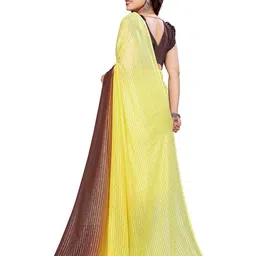 Moda Rapido Ombre Striped Saree image 5