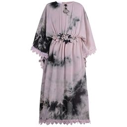 Wish Karo Girls Tie and Dye Kimono Sleeves Fit & Flare Dress-picture-22