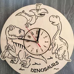 QEZNEF Beige Solid Traditional Wall Clock-picture-10