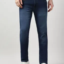 Peter England Casuals Men Slim Fit Mid-Rise Light Fade Jeans-picture-10