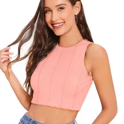 Fashion Care Women Sleeveless Crop Top-image-74