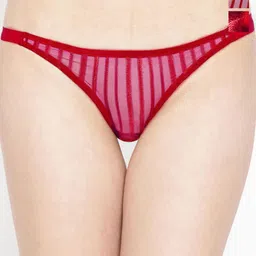 aoba EROTISSCH Pack of 4 Self Design Mid-Rise Thongs Briefs PO4-6-picture-38