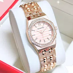 Skylark Girls Embellished Water Resistant Analogue Watch Crax-Peach-girls-41-1-picture-11