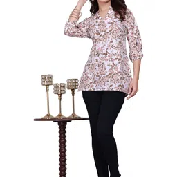 HEMANG FASHION Floral Embroidered Top-image-53