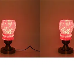 1ST TIME Pink Glass Cylinder Table Lamps-picture-36