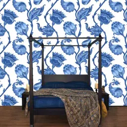 shaakh Turkish Tulip & Paisley (48X30In) Self-Adhesive Wallpaper-picture-35