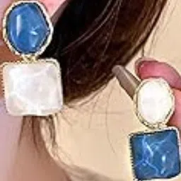 Jewelfy Women Gold-Plated Alloy Earrings-picture-27