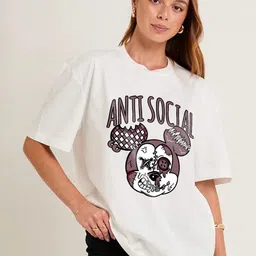 PRONK Women White Tshirts-image-78