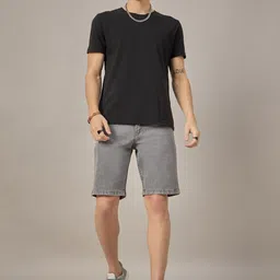 STUDIO NEXX Men Washed Denim Denim Shorts Technology image 5