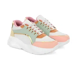Overstar Women Multi Synthetic Leather Casual Shoes image 5