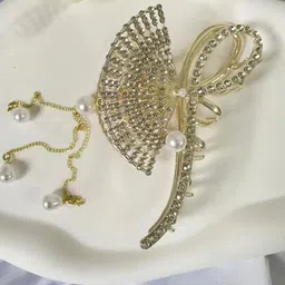 Blubby Women Fashion Embellished Claw Clip Hair Accessory-image-9