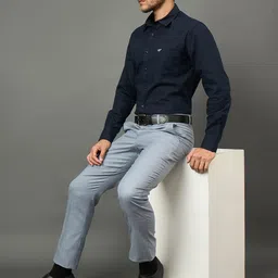 THE BEETEL HOUSE Men Slim Fit Mid-Rise Chinos image 4
