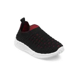 SHOESFORJUNIORS Kids Woven Design Round Toe Slip-On Sneakers-picture-47