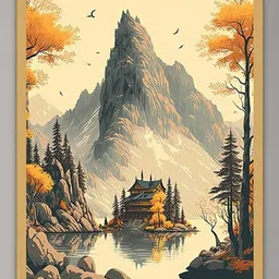 DEKORSTATION Beige & Grey 1 Piece Canvas Other Wall Painting-image-40