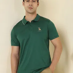 Allen Solly Green Polo Collar Short Sleeves T-Shirt-picture-48