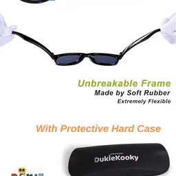 DukieKooky Kids Wayfarer Sunglasses with Polarised and UV Protected Lens DKSG525H image 4