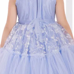 Ministitch Girls Embellished Sequined Net Fit & Flare Dress image 5