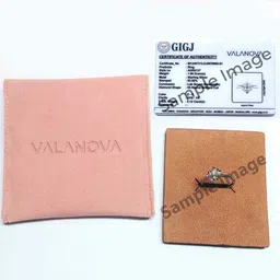 VALANOVA BIS Hallmarked 18K Gold Diamond Studded Earrings 1.67 gm image 2