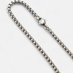 KRENOZ Men Silver-Plated Necklace image 5