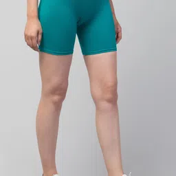 DRAXSTAR Women Pack Of 2 Skinny Fit Mid-Rise Cycling Sports Shorts image 5