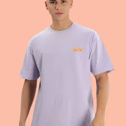 BDSQUARE Men Printed Drop-Shoulder Sleeves T-shirt image 5