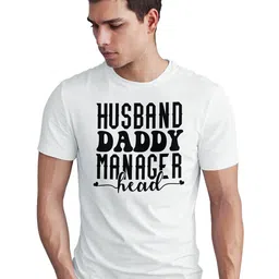 Seekbuylove Typography Printed Round Neck Pure Cotton Bio Finish T-shirt-picture-15