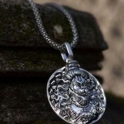 J.S ENTERPRISES Unisex Circular Pendants with Chains-picture-33