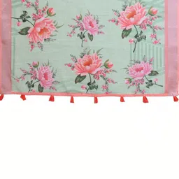 MANSHA GARMENT Floral Pure Linen Handloom Saree image 2