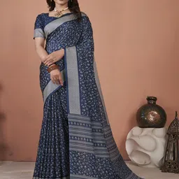 Mitera Bagh Silk Blend Bagh Saree-picture-22