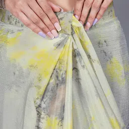 HERE&NOW Pure Chiffon Ready to Wear Saree image 5