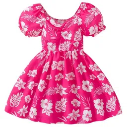 StyleCast x Revolte Girls Floral Print Puff Sleeve A-Line Dress-picture-20