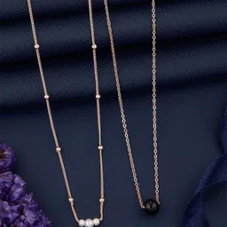 SZN Set Of 2 Gold-Plated Beaded Necklace-picture-20