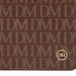 Da Milano Men Leather Printed Two Fold Wallet image 3