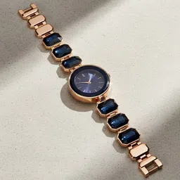 Moover Women Dial & Bracelet Style Straps Analogue Automatic Watch R-LXRY-BLUE-J1 image 5