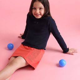 U.S. Polo Assn. Kids Girls Ribbed Pure Cotton Top-picture-28