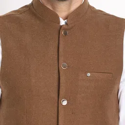 Turtle Woven Nehru Jacket image 2