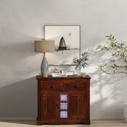 mudramark from pepperfry Kamchini Sheesham Wood Compact Sideboard In Scratch Resistant Honey Oak Finish-picture-14