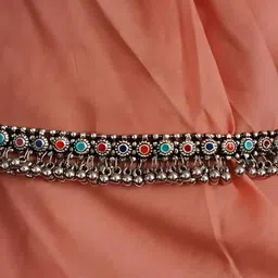 VALUSHA Women Studded Waist Chain Saree Accessories image 3