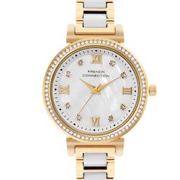 French Connection Women Mother of Pearl Embellished Analogue Watch FCB13GM-picture-6