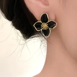 Lady Raiment Floral Studs Earrings-image-99
