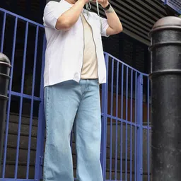 Instafab Plus Men Plus Size Comfort Baggy Fit Mid-Rise Clean Look Stretchable Jeans image 3